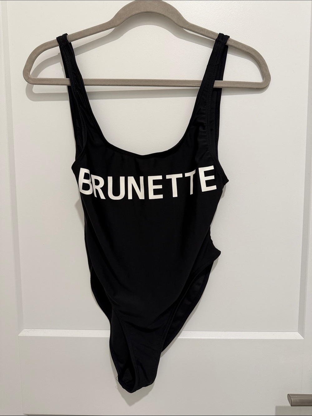 One-Piece Swimsuit - Black “BRUNETTE”